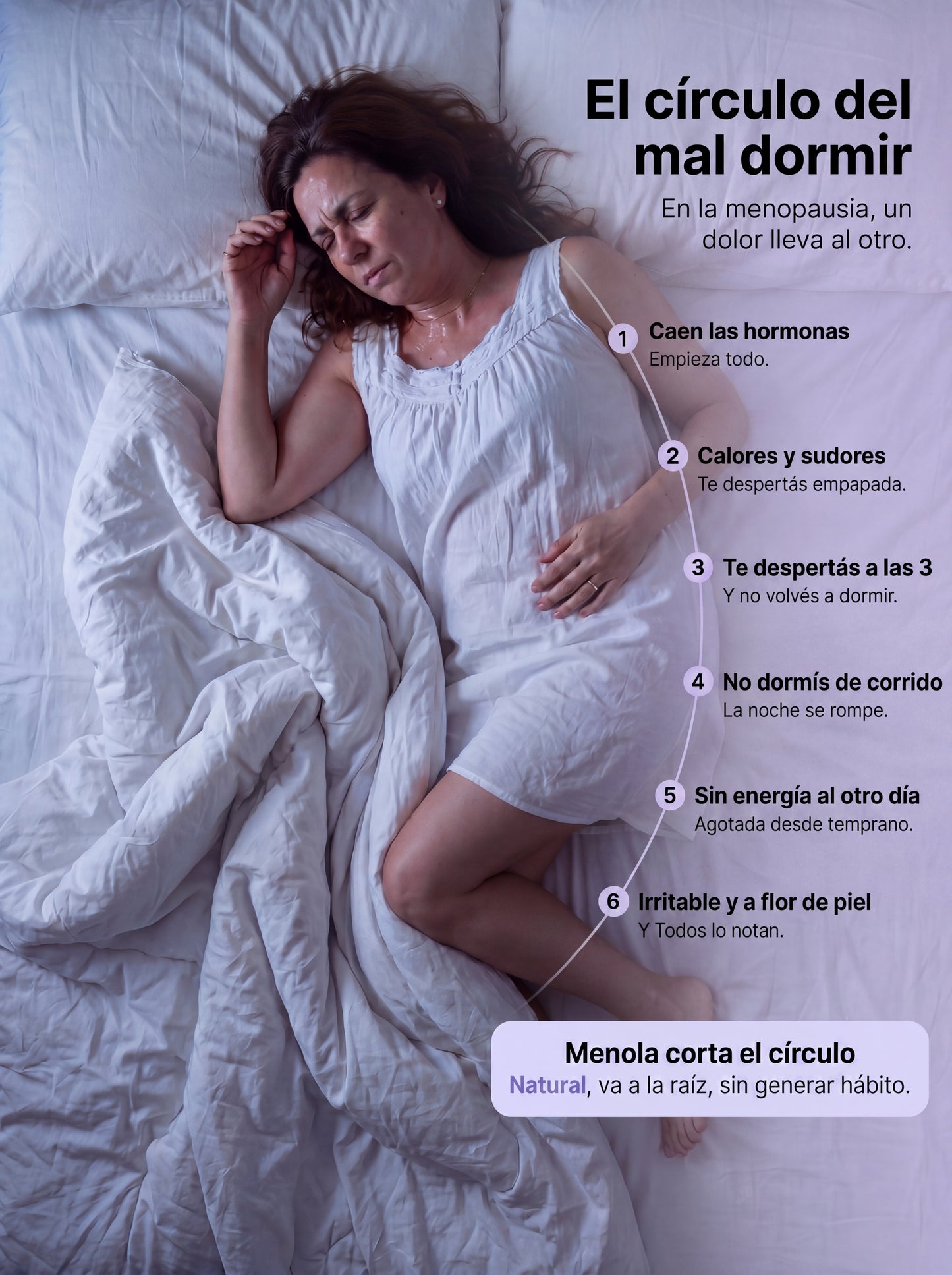 Cápsulas para el sueño en la menopausia.
